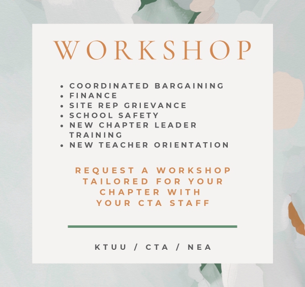 CTA Staff Workshop Request